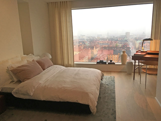 Norre Tornen (bedroom), Stockholm. Photo: Veronica Simpson.