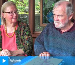 Nicolas and Frances McDowall talking to Studio International about the Old Stile Press, 11 September 2018. Photograph: Martin Kennedy.