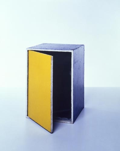 Hélio Oiticica. <em>B14 Box Bólide 11, </em>1962<em>.</em> Oil with polyvinyl acetate emulsion on plywood and nylon mesh; plastic sheeting. César and Claudio Oiticica Collection, Rio de Janeiro. (c) Projeto Hélio Oiticica, Rio de Janeiro