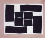 Helio Oiticica. <em>Metaesquema,</em> 1958. Gouache on cardboard, 55.5 x 64 cm.