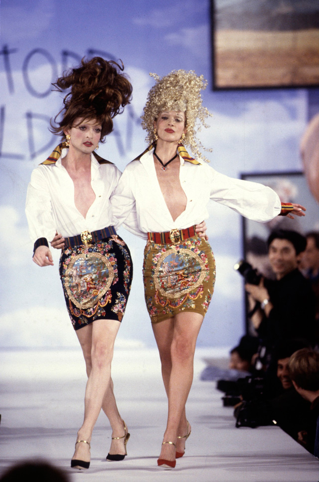 Todd Oldham runway show, Spring 1993. Photograph: Dan Lecca. Courtesy of the Todd Oldham Studio.