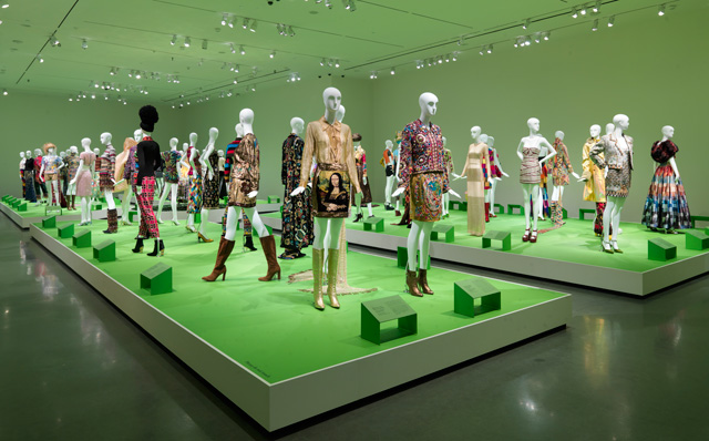 Installation view (4) of All of Everything: Todd Oldham Fashion, 8 April – 11 September 2016. Courtesy of the RISD Museum, Providence, RI.