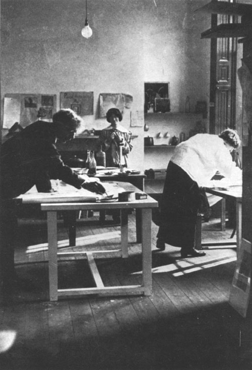 Roger Fry in the Omega Workshops.