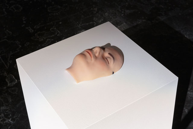 Gillian Wearing. Sleeping Mask, 2004. Wax, paint. Photograph: Tim Bowditch.