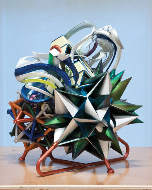 Frank Stella. K.162, 2001. Epoxy resin, lacquer. Courtesy of FreedmanArt, New York. Photograph: © 2013 Frank Stella/Artists Rights Society (ARS).