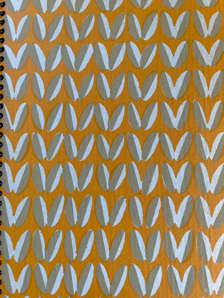 Axel Salto. Decorated paper. Ear of corn motif, 1943. Privately owned. Photo: CLAY PR. @Axel Salto / VISDA.