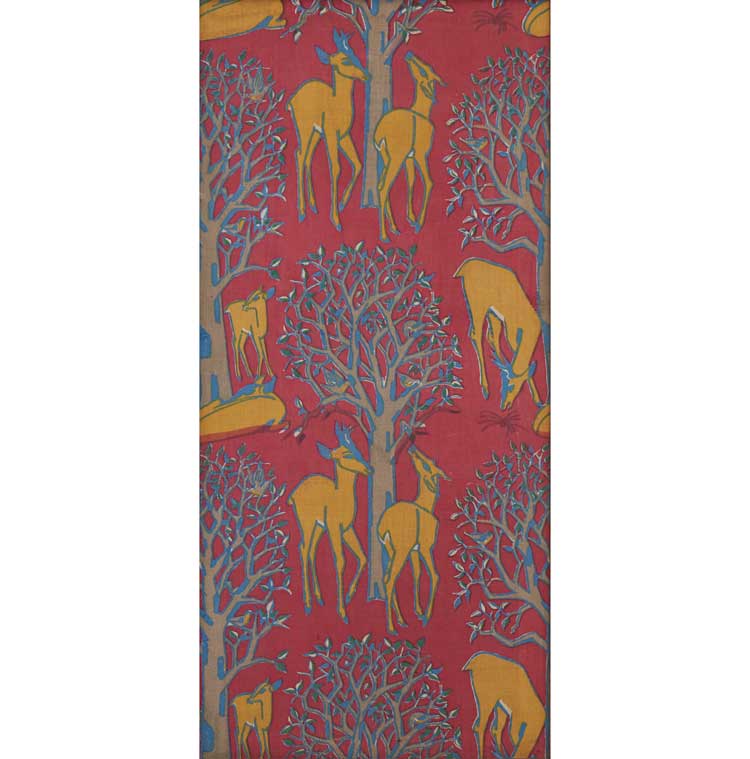 Persian.1945. Textile design by Axel Salto, print by Helga Foght for LF Foght. CLAY - Museum of Ceramic Art Denmark. © Axel Salto/VISDA.