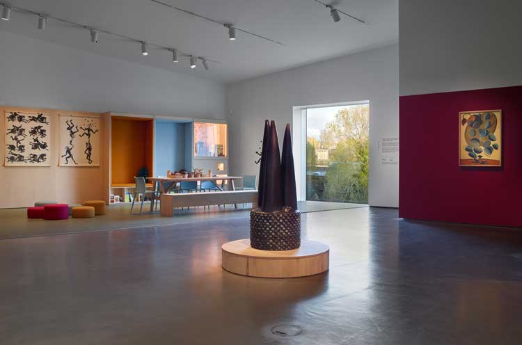 Playing with Fire: Axel
Salto and Edmund de Waal, installation view, The Hepworth
Wakefield, November 2025. Photo: Michael Pollard.