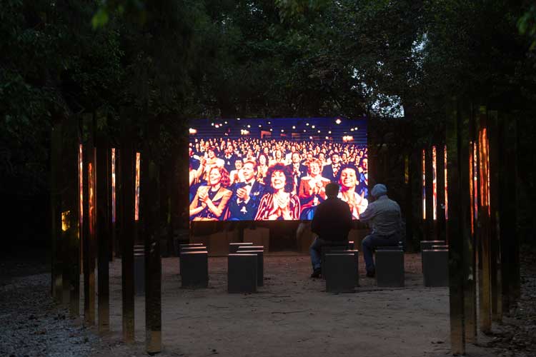 Maria Mavropoulou, The Sleight of the Machine, 2025. Film, 9 min 42 sec. Pedion tou Areos park / Plásmata 3, Athens, 2025. Photo: Pinelopi Gerasimou.