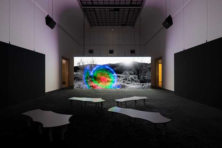 Philippe Parreno: Voices, installation view, Haus der Kunst, Munich, 13 December 2024 – 25 May 2025. Photo: Andrea Rossetti.