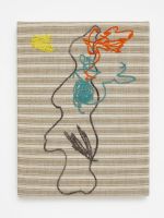 Amalia Pica, Keepsake #11, 2024. Cotton and wool on linen, 40 x 30.2 x 3.6 cm. © Amalia Pica. Courtesy of the artist and Herald St, London.