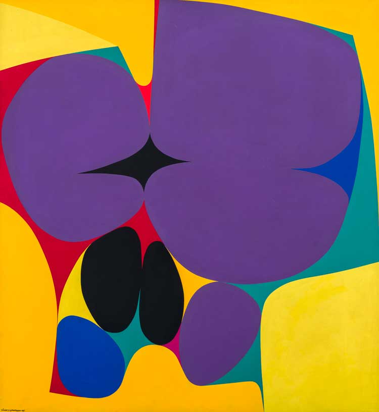 Gunnar S. Gundersen, Composition, 1965. Photo courtesy Kunstsilo.
