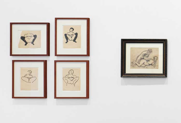 Francis Picabia: Women: Works on Paper 1902-1950, installation view, Michael Werner Gallery, London. © The Estate of Francis Picabia. Courtesy Michael Werner Gallery, New York and London.