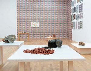 Installation view, Jacqueline Poncelet: In the Making, Middlesbrough Institute of Modern Art (Mima), 2024. Photo: Jason Hynes.