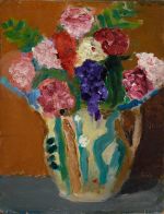 Pasquarosa. Vase of Flowers, c1916. Oil on board, 35 x 27 cm. Courtesy Archivio Nino e Pasquarosa Bertoletti, Rome.