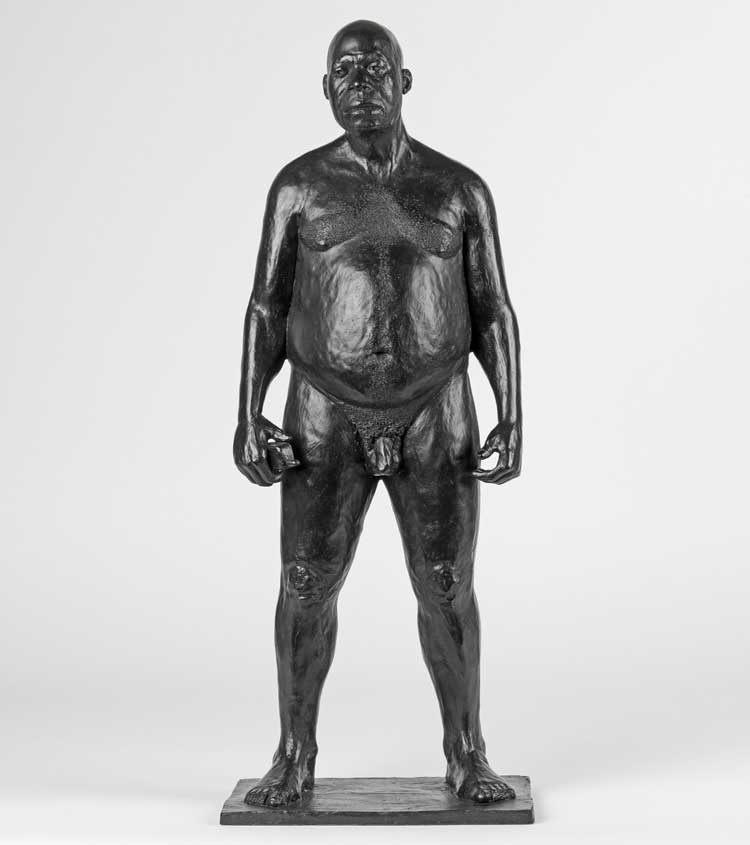 Thomas J Price. Tasman Road, Figure 2, 2008. Bronze,
59.5 x 22.5 x 14 cm (23 3/8 x 8 7/8 x 5 1/2 in). Photo: Ken Adlard.