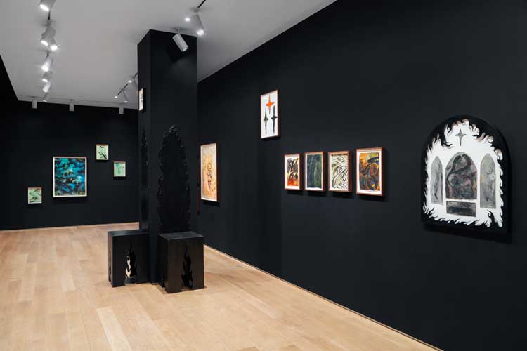 Naudline Pierre: This Is Not All There Is, Installation view, The Drawing Center, New York, 2023. Photo: Daniel Terna.