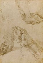 Leonardo da Vinci, Studies of a Dog's Paw (verso), National Galleries of Scotland. Purchased by Private Treaty Sale with the aid of the Art Fund 1991. © National Galleries of Scotland.