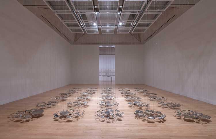 Cornelia Parker, Thirty Pieces of Silver, installation view at Tate Britain. Photo: Tate Photography Oli Cowling.
