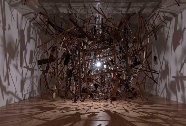 Cornelia Parker Cold Dark Matter installation view Tate Britain. Photo Tate Photography Oli Cowling.jpg