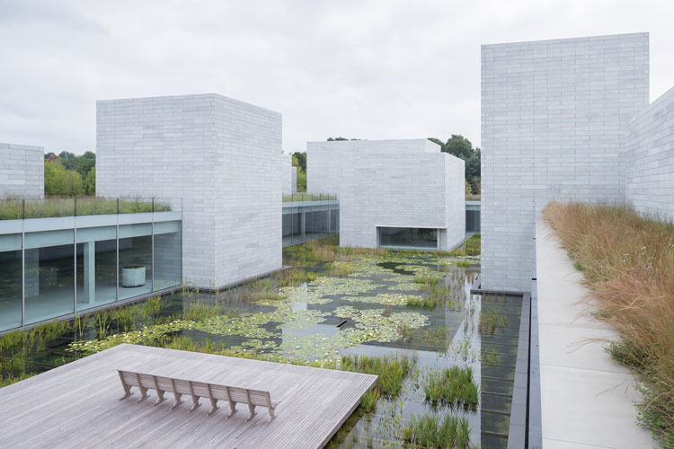 Glenstone. Water court at the Pavilions. Photo: Iwan Baan. Courtesy: Glenstone Museum.