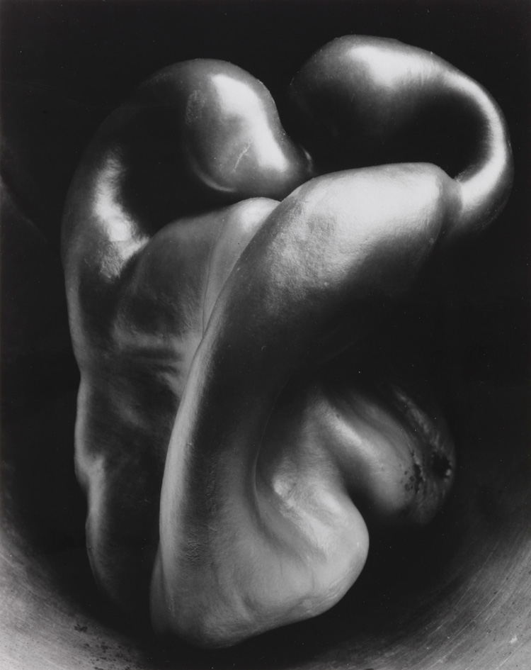 Edward Weston, Pepper No. 30, 1937. The Kodak Collection at the National Media Museum, Bradford. Picture credit: National Science & Media Museum/Science & Society Picture Library / © Center for Creative Photography, Arizona Board of Regents.