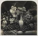Roger Fenton, Still Life with Vase, Flowers and Fruit, 1853–60. Albumen print. © The Royal Photographic Society Collection at the Victoria & Albert Museum, acquired with the generous assistance of the National Lottery Heritage Fund and Art Fund.