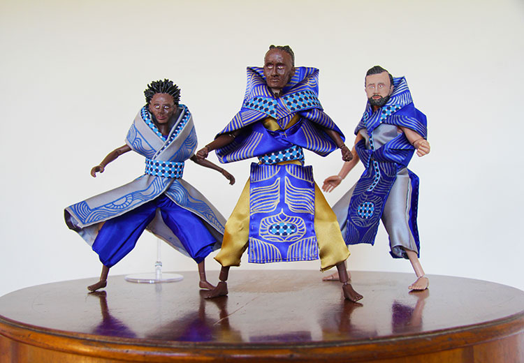 Hetain Patel. Plastic Dreams, 2020. Series of action figure toys based on characters from Hetain Patel's films.