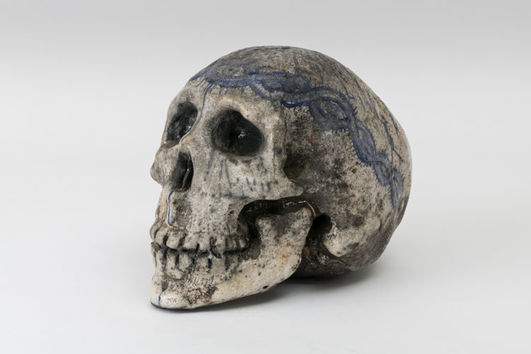 Grayson Perry. Skull, 1989, Collection of Dr Jill Westwood. © Grayson Perry, courtesy the artist and Victoria Miro.