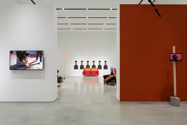 Perilous Bodies, installation view, image courtesy of Ford Foundation Gallery. Photo: Sebastian Bach.