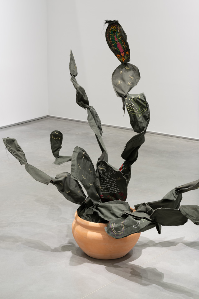 Margarita Cabrera, Space in Between - Nopal #5, 2007. Image courtesy of Ford Foundation Gallery. Photo: Sebastian Bach.