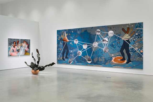 Perilous Bodies, installation view, image courtesy of Ford Foundation Gallery. Photo: Sebastian Bach.