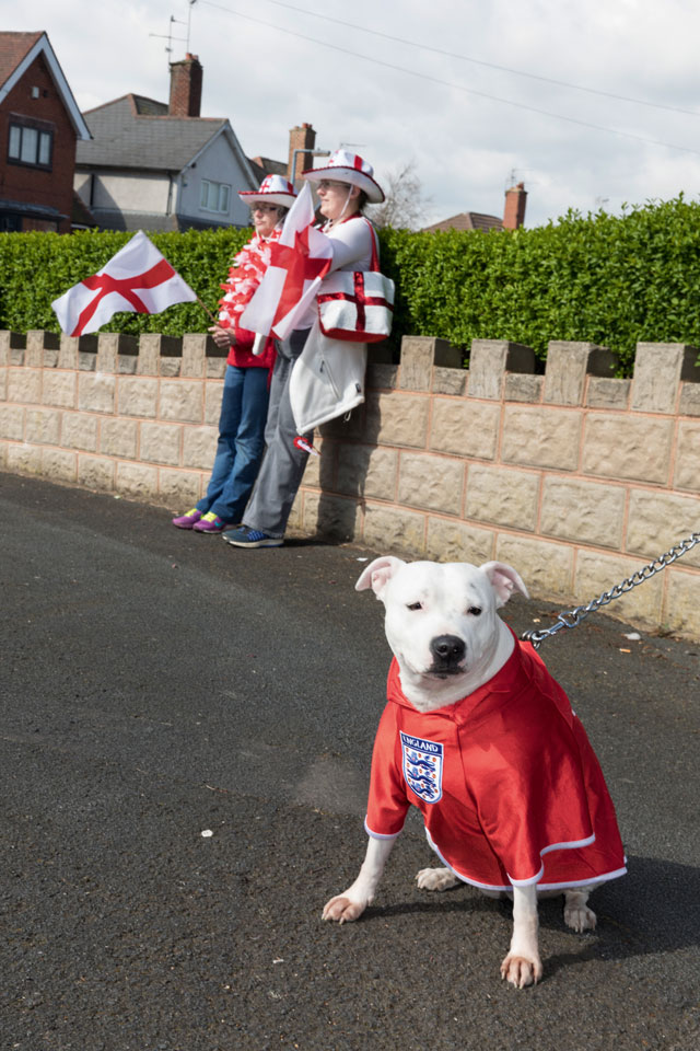 Martin Parr. St George's Day. Stone Cross Parade. 2017. © Martin Parr / Magnum Photos / Rocket Gallery.