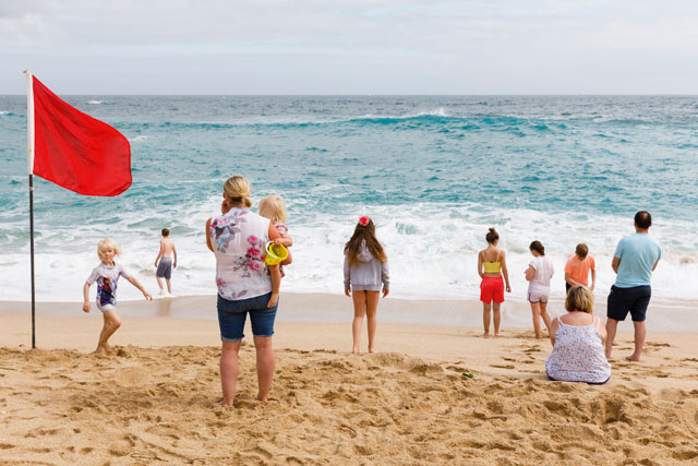 Martin Parr. Porthcurno, Cornwall, England, 2017. © Martin Parr / Magnum Photos / Rocket Gallery.