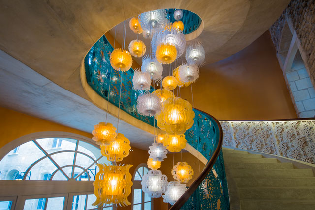 Jorge Pardo, hotel L’Arlatan, Arles, staircase. Photo: Hervé Hote.