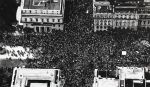 Joy Gerrard, Protest Crowd, London (Brexit 1, June 2018), 2018. Ink on paper mounted on aluminium, 23.0 x 40.0 cm. Photo courtesy Alan Cristea Gallery.