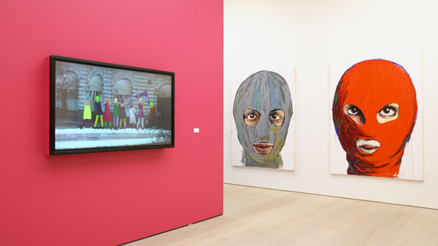 Art Riot: Post Soviet Actionism, Saatchi Gallery, London, 16 November – 31 December 2017, gallery view. Photograph: William Kennedy.