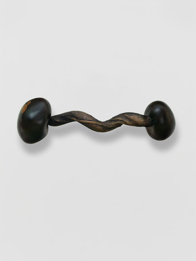 Martin Puryear. Untitled, 1978. African blackwood, vine, 11.5 x 41.3 x 9.5 cm (4½ x 16¼ x 3¾ in). Collection of the artist. Photograph: Sarah Wells. © Martin Puryear, courtesy Matthew Marks Gallery.