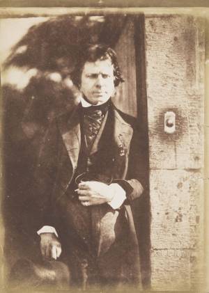 David Octavius Hill and Robert Adamson. David Octavius Hill, 1802–1870. Artist and pioneer photographer, 1843–1847. Calotype print, 21.30 x 15.30 cm. Scottish National Portrait Gallery.