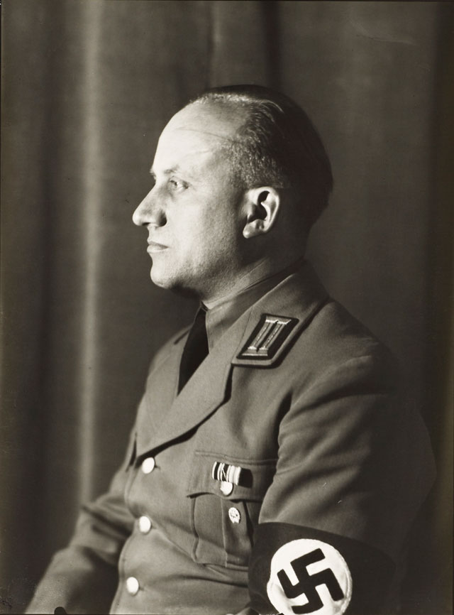August Sander. National Socialist, Head of Department of Culture c1938, printed 1990. Photograph, gelatin silver print on paper, 26 x 19.2 cm. © Die Photographische Sammlung/SK Stiftung Kultur - August Sander Archiv, Cologne; DACS, London, 2017.