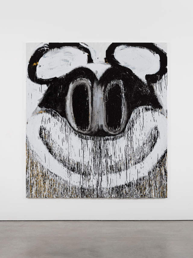 Joyce Pensato. Here's Mickey, 2017. © Joyce Pensato; Courtesy Lisson Gallery.