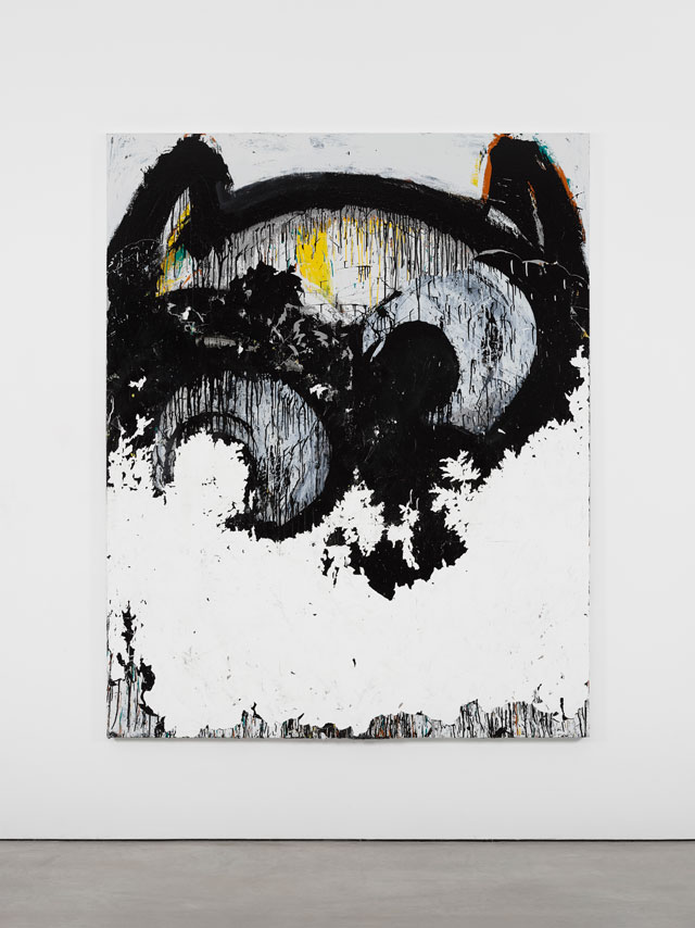 Joyce Pensato. The Erased Batman, 2017. © Joyce Pensato; Courtesy Lisson Gallery.