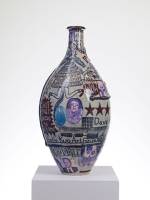 Grayson Perry. Puff Piece, 2016. Glazed ceramic. Courtesy the artist and Victoria Miro, London Photograph: Stephen White © Grayson Perry.