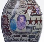 Grayson Perry. Puff Piece, 2016 (detail). Glazed ceramic. Courtesy the artist and Victoria Miro, London Photograph: Stephen White © Grayson Perry.