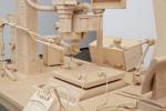 Roxy Paine. Scrutiny, 2014 (detail). Maple. Approx. 70 x 130 in (177.8 x 330.2 cm). Courtesy of the artist and Marianne Boesky Gallery, New York © Roxy Paine. Photograph: Jason Wyche.