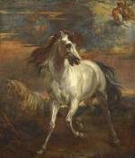 Style of Anthony van Dyck. The Horses of Achilles, 1635-45. Oil on canvas, 105.5 x 91.5 cm. © The National Gallery, London.