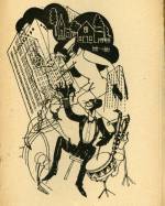 Illustration of La Revue negre by Pol Rab reproduced in the novel Sous le signe du jazz (Under the Sign of Jazz) by Stéphane Manier, 1926. Private collection