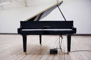 Katie Paterson. Earth–Moon–Earth (Moonlight Sonata Reflected from the Surface of the Moon), 2007. Disklavier grand piano. Installation view, Cornerhouse, Manchester 2011. Photograph © We are Tape. Courtesy of the artist.