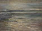 Celia Paul. Last Light on the Sea, 2016. Oil on canvas, 41 x 56.2 x 3.6 cm. Courtesy the artist and Victoria Miro, London. © Celia Paul.