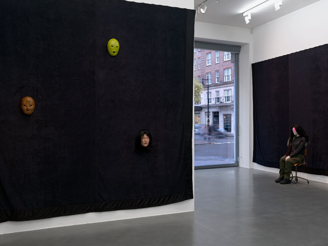 Mai-Thu Perret. Zone. Installation view, Simon Lee Gallery, London, 2017.